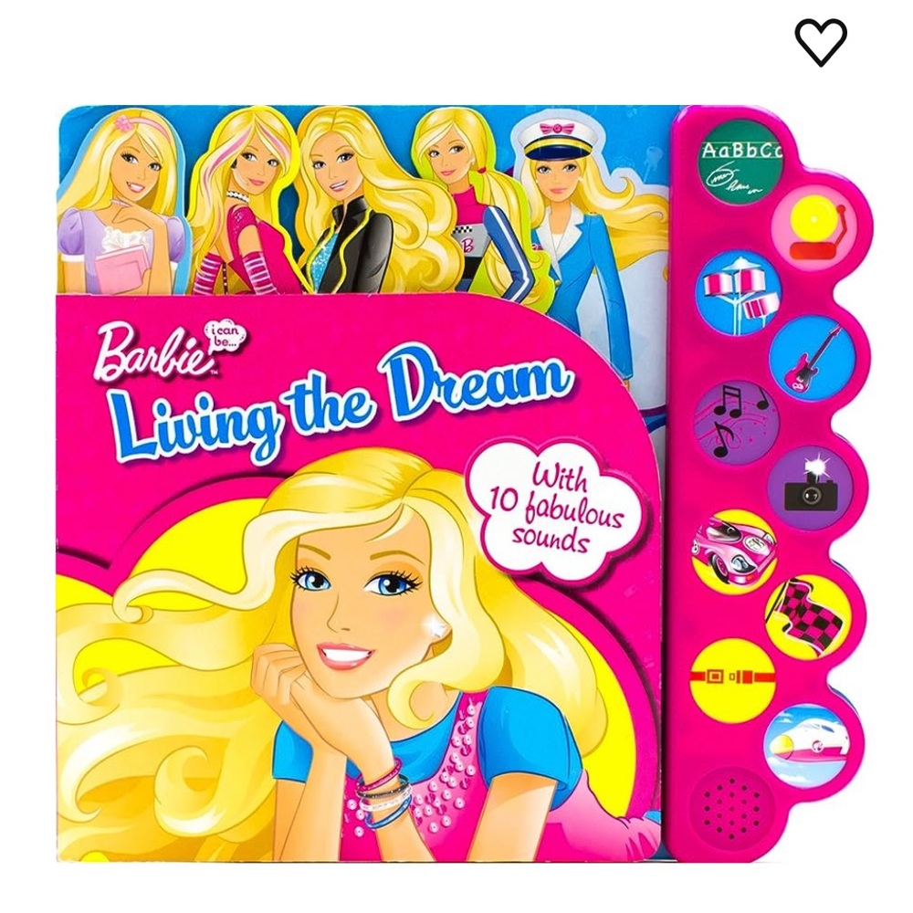 BARBIE Living the Dream Parragon Books Hardcover Sound Book